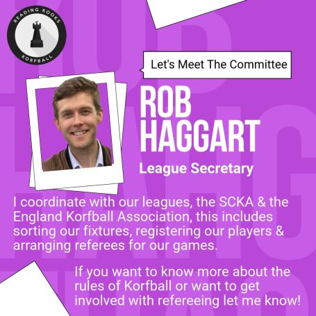 Reading Rooks League Secretary Rob is our League Secretary