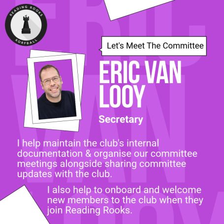 Eric is our Secretary