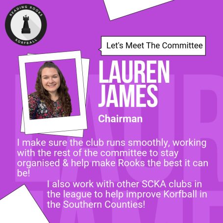 Reading Rooks Chair Lauren is our Chair