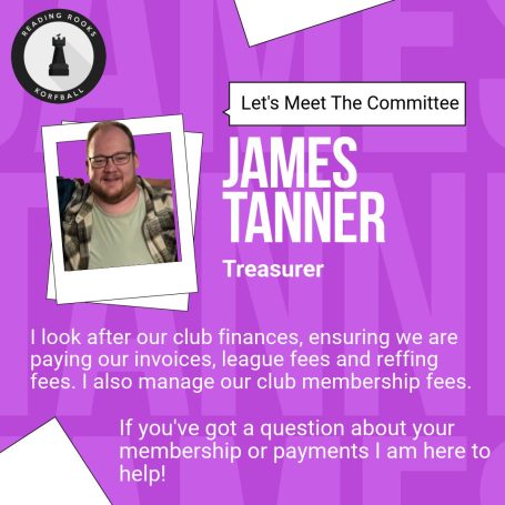 James T is our Treasurer