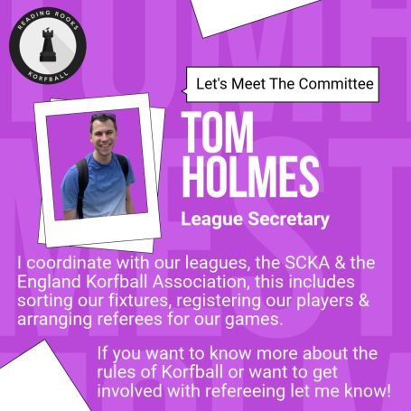 Tom is our League Secretary